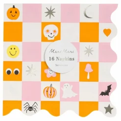 Best Gandes serviettes Groovy Halloween - set de 16 Enfant Décoration De Fête