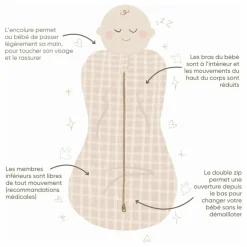 Online Gigoteuse d'emmaillotage en coton bio | Gigoteuses, Tours De Lit|Gigoteuses, Emmaillotage
