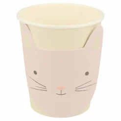 Gobelets Chat pastel - Set de 8 Enfant Décoration De Fête