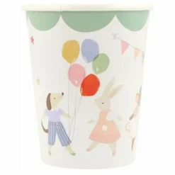 Discount Gobelets d'anniversaire Animal Friends - Set de 8 Enfant Décoration De Fête