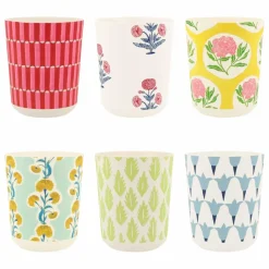 New Gobelets réutilisables - x Molly Mahon - Set de 6 Enfant Vaisselle Enfant|Art De La Table