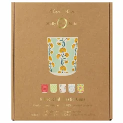 New Gobelets réutilisables - x Molly Mahon - Set de 6 Enfant Vaisselle Enfant|Art De La Table