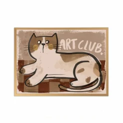 Best Grande affiche Cat artist club Enfant Décoration Murale|Déco Murale Enfant