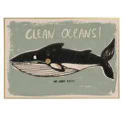 Discount Grande affiche Clean Ocean Enfant Décoration Murale|Déco Murale Enfant