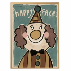 New Grande affiche Clown Enfant Décoration Murale|Déco Murale Enfant