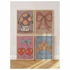 Discount Grande affiche Croissant | Enfant Décoration Murale|Déco Murale Enfant