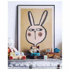 Discount Grande affiche Lapin Grow Slowly Enfant Décoration Murale|Déco Murale Enfant
