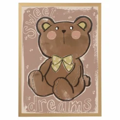Grande affiche Teddy Enfant Décoration Murale|Déco Murale Enfant