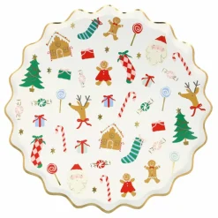 Online Grandes assiettes Joli Noël - set de 8 Enfant Décoration De Fête