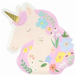 Outlet Grandes assiettes Meadow Licornes - Set de 8 Enfant Décoration De Fête