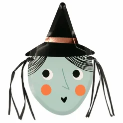 Grandes assiettes Sorcières en carton - Set de 8 Enfant Décoration De Fête