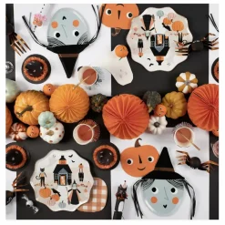Grandes assiettes Sorcières en carton - Set de 8 Enfant Décoration De Fête