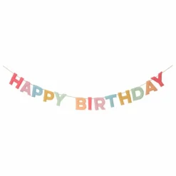 Discount Guirlande Happy Birthday en feutre Enfant Décoration De Fête