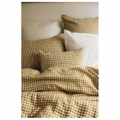 Online Housse de couette en lin lavé vichy | Linge De Lit