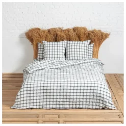 New Housse de couette Highlands en lin lavé | Linge De Lit