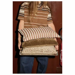 Online Housse de coussin à rayures en coton | Coussins