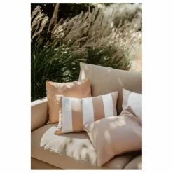 Housse de coussin en lin et velours Perth | Coussins