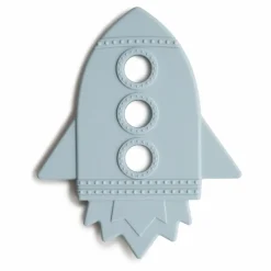 Sale Jouet de dentition Fusée en silicone | Hochets Et Anneaux De Dentition|Puériculture