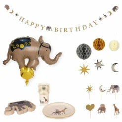 Discount Kit anniversaire Safari Enfant Décoration De Fête