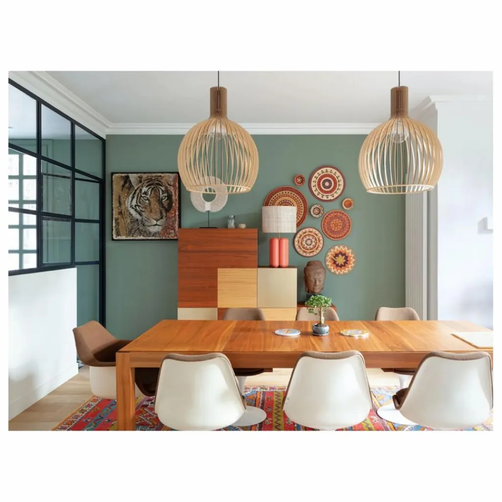 New Lampe à poser abat-jour en raphia Charlotte | Luminaires