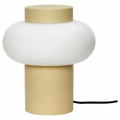 Lampe à poser en verre et métal | Luminaires