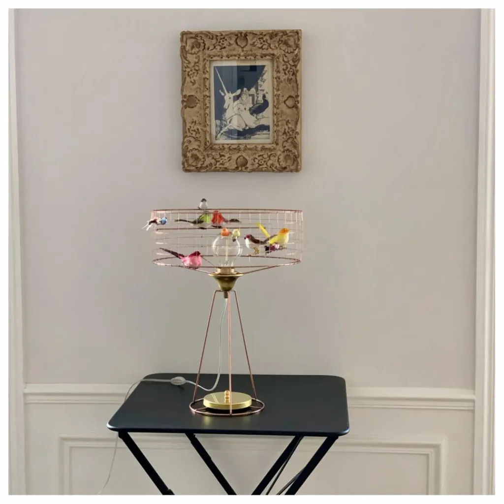 New Lampe large tambour à poser volière Enfant Luminaires|Lampes, Veilleuses Enfant