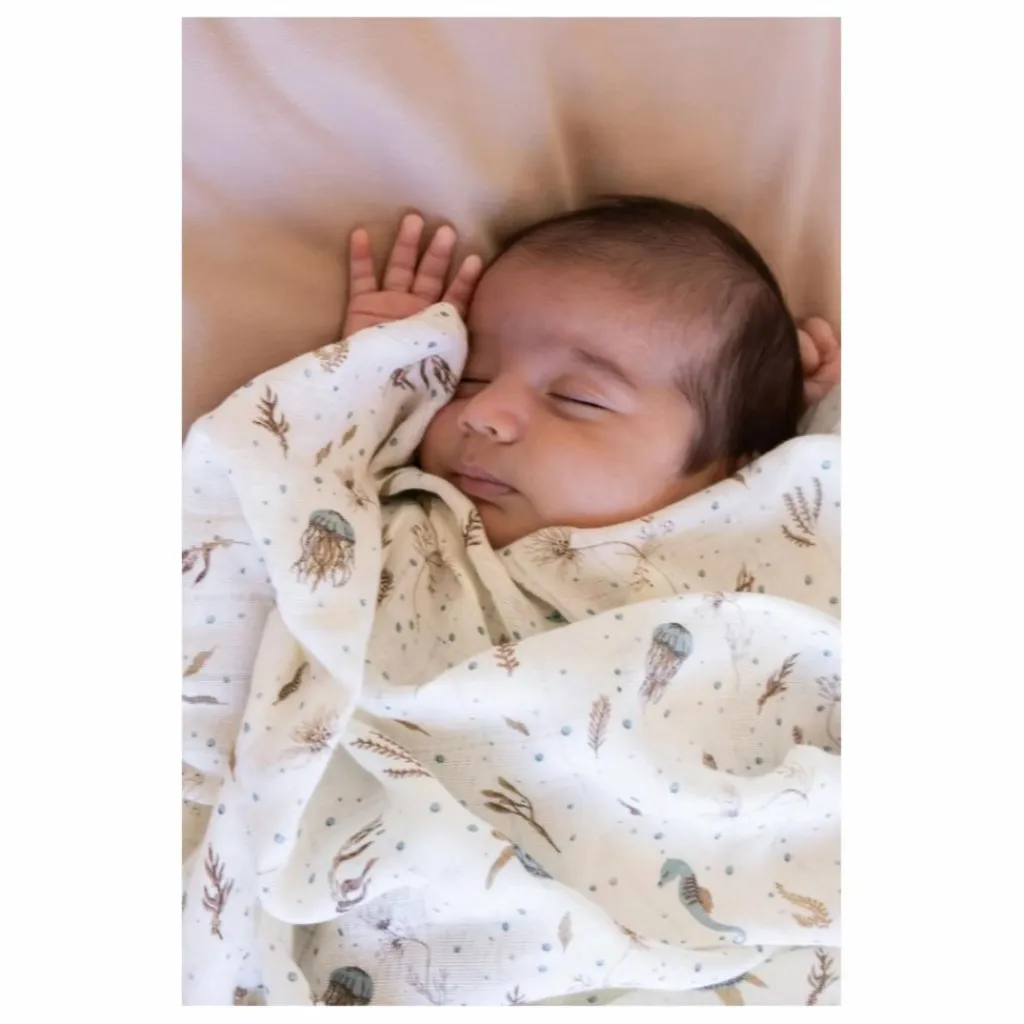 Outlet Lange d'emmaillotage Sea Garden | Gigoteuses, Tours De Lit|Gigoteuses, Emmaillotage