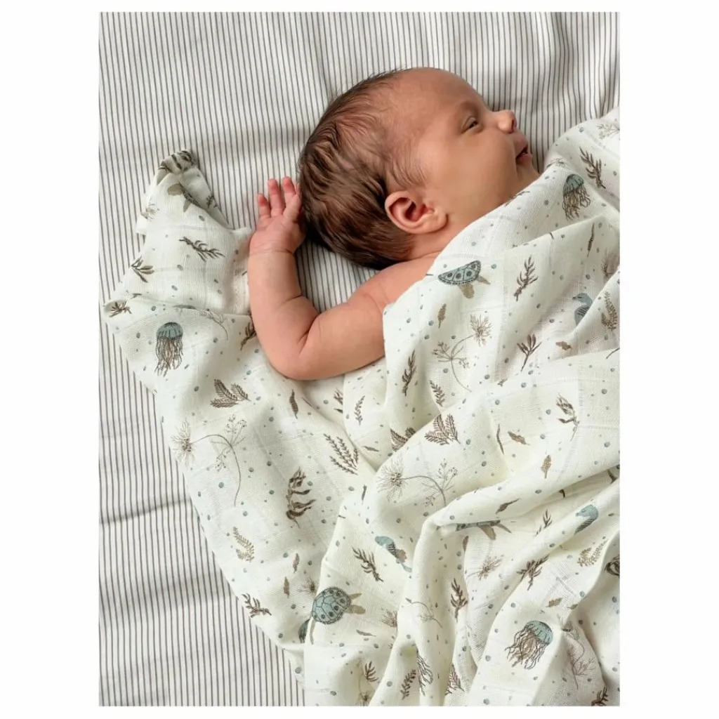 Outlet Lange d'emmaillotage Sea Garden | Gigoteuses, Tours De Lit|Gigoteuses, Emmaillotage