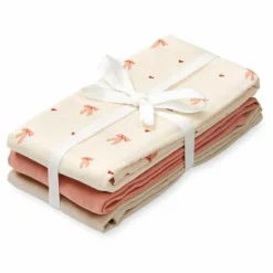 Best Langes Bows - Set de 3 Langes|Puériculture