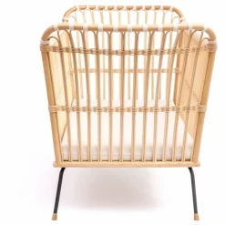 Discount Lit bébé Frederick en rotin - Liens coton Lits À Barreaux|Lits Bébé