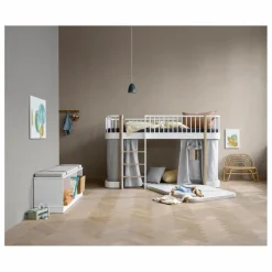 Discount Lit mezzanine mi-haut Wood Original 90x200 cm | Enfant Lits, Matelas Enfant