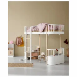 Outlet Lit mezzanine Wood 90x200 cm en | Enfant Lits, Matelas Enfant