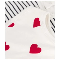 Online Lot 2 Bavoirs Cœurs | Bavoirs|Puériculture