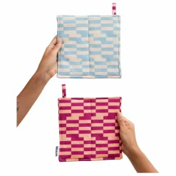 Best Maniques carrées en coton bio Berry Jam - Set de 2 Linge De Table|Art De La Table