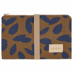 New Matelas à langer de voyage Hyde Park Blue Leaves | Matelas À Langer De Voyage|Puériculture