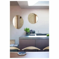 Hot Miroir extra plat biseauté - forme aléatoire ovale 50x66 cm Miroirs