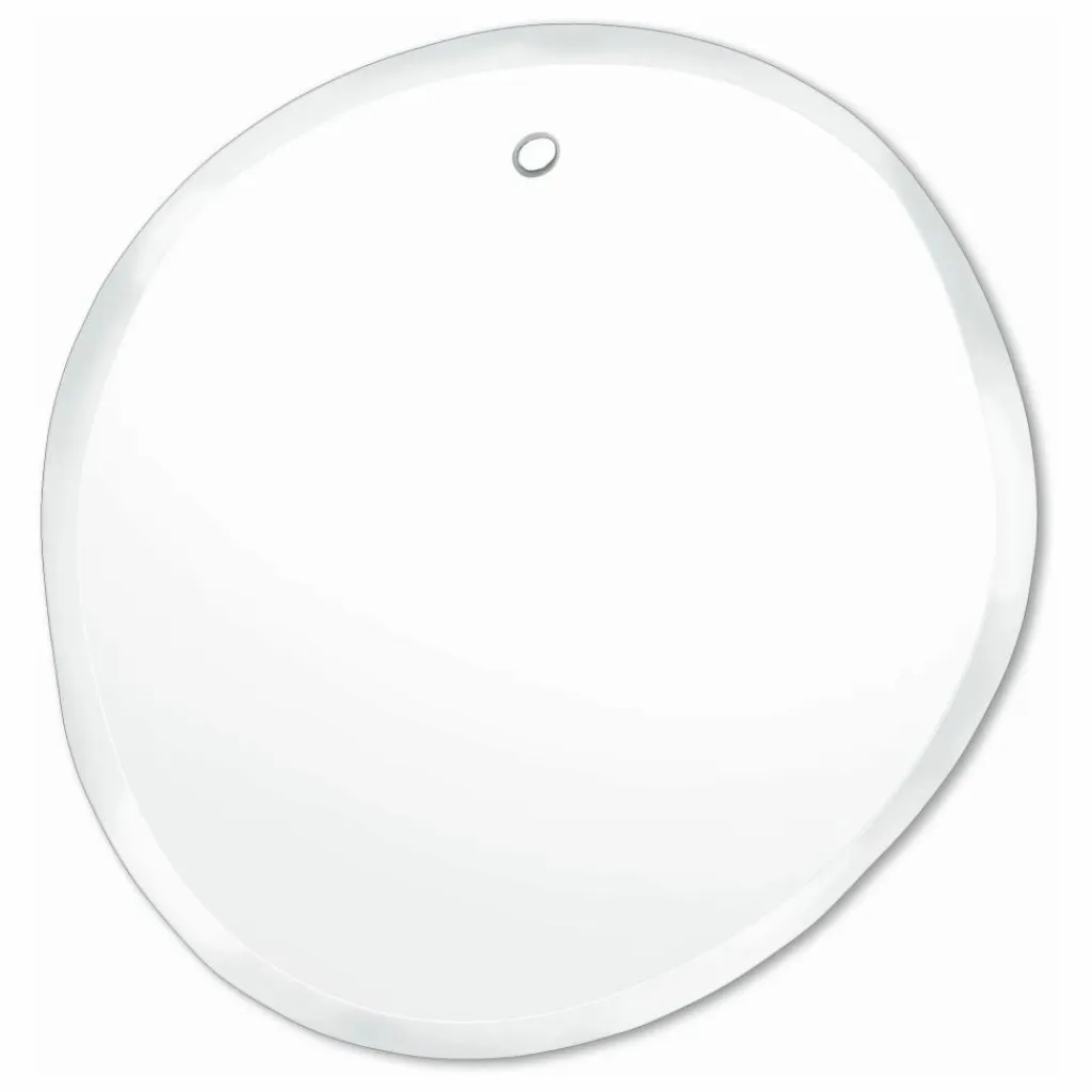 Sale Miroir extra plat biseauté - forme aléatoire ronde 32x33 cm Miroirs