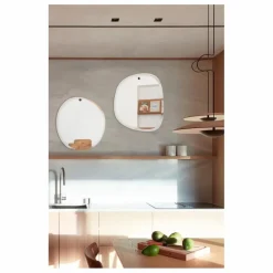 Discount Miroir extra plat biseauté - forme aléatoire ronde 47x50 cm Miroirs