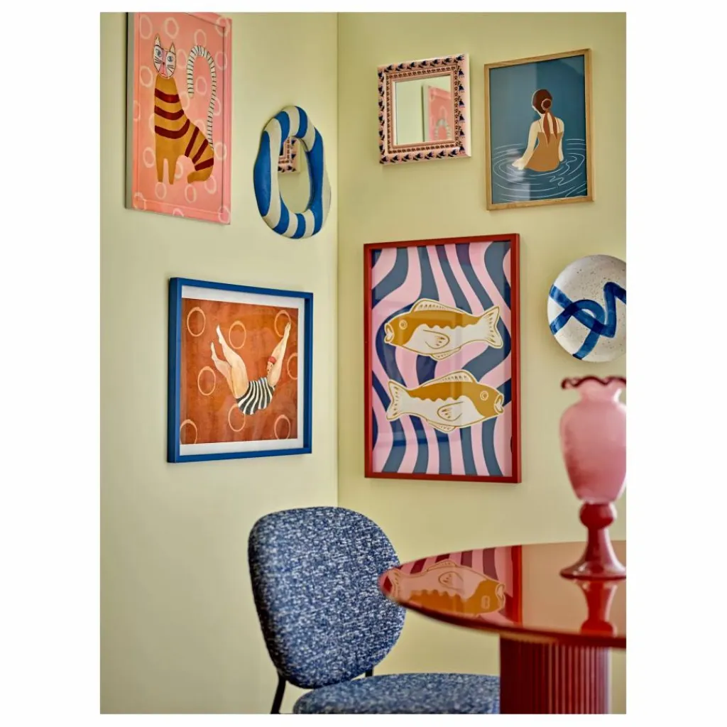 Miroir mural Badia en pin | Miroirs