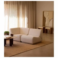 Discount Module d'angle Rotondo en tissu tramé | Canapés, Fauteuils