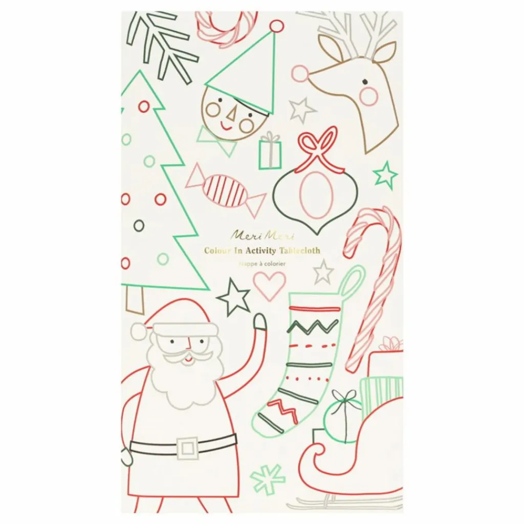 Online Nappe de Noël à colorier Enfant Décoration De Fête