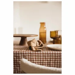 Hot Nappe en lin lavé vichy | Linge De Table|Art De La Table