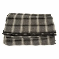 Clearance Nappe Highlands à carreaux en lin lavé | Linge De Table|Art De La Table