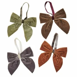 Sale Nœuds décoratifs en velours - Set de 4 | Enfant Décoration De Fête