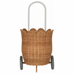 Online Panier à roulettes en rotin Petal Enfant Rangements|Patères, Paniers Enfant