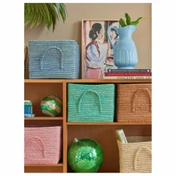 Online Panier de rangement en raphia | Enfant Rangements|Patères, Paniers Enfant