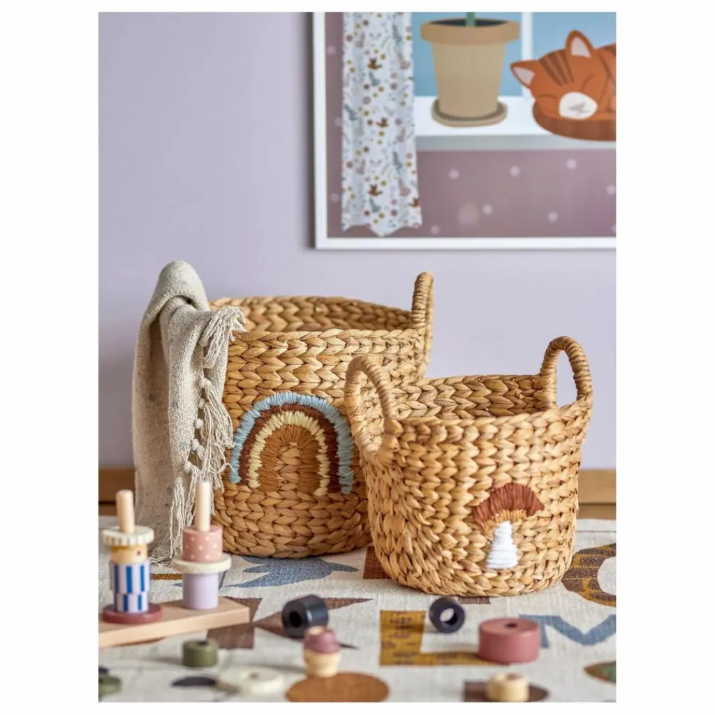 Outlet Paniers de rangement Agnes - Set de 2 | Enfant Rangements|Patères, Paniers Enfant