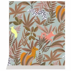 New Papier peint Animalia Amande Enfant Papiers Peints|Déco Murale Enfant