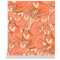 Clearance Papier peint Fox croud Enfant Papiers Peints|Déco Murale Enfant