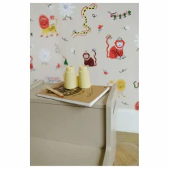 Online Papier-peint Monkey Fun - Marie Assénat x | Enfant Papiers Peints|Déco Murale Enfant